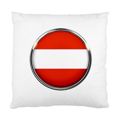 Austria Country Nation Flag Standard Cushion Case (two Sides) by Nexatart