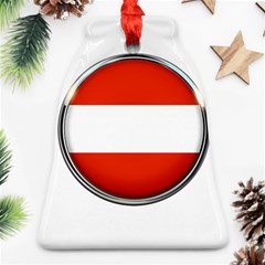 Austria Country Nation Flag Bell Ornament (two Sides) by Nexatart