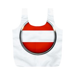 Austria Country Nation Flag Full Print Recycle Bags (m)  by Nexatart