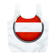 Austria Country Nation Flag Full Print Recycle Bags (l)  by Nexatart