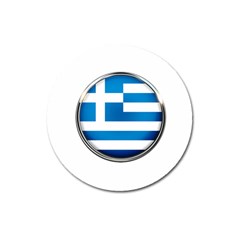 Greece Greek Europe Athens Magnet 3  (round) by Nexatart