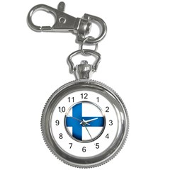 Finland Country Flag Countries Key Chain Watches by Nexatart