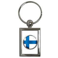 Finland Country Flag Countries Key Chains (rectangle)  by Nexatart