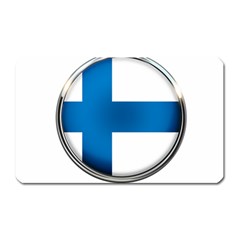 Finland Country Flag Countries Magnet (rectangular) by Nexatart