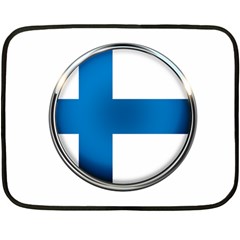 Finland Country Flag Countries Double Sided Fleece Blanket (mini)  by Nexatart