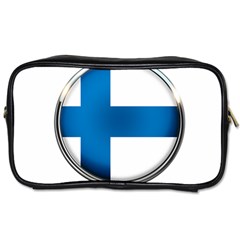 Finland Country Flag Countries Toiletries Bags by Nexatart