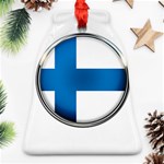 Finland Country Flag Countries Ornament (Bell) Front