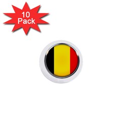 Belgium Flag Country Brussels 1  Mini Buttons (10 Pack)  by Nexatart