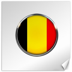 Belgium Flag Country Brussels Canvas 16  X 16   by Nexatart