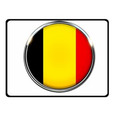 Belgium Flag Country Brussels Fleece Blanket (small) by Nexatart