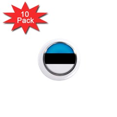 Estonia Country Flag Countries 1  Mini Magnet (10 pack) 