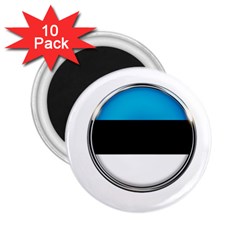 Estonia Country Flag Countries 2 25  Magnets (10 Pack) 