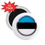 Estonia Country Flag Countries 2.25  Magnets (10 pack)  Front