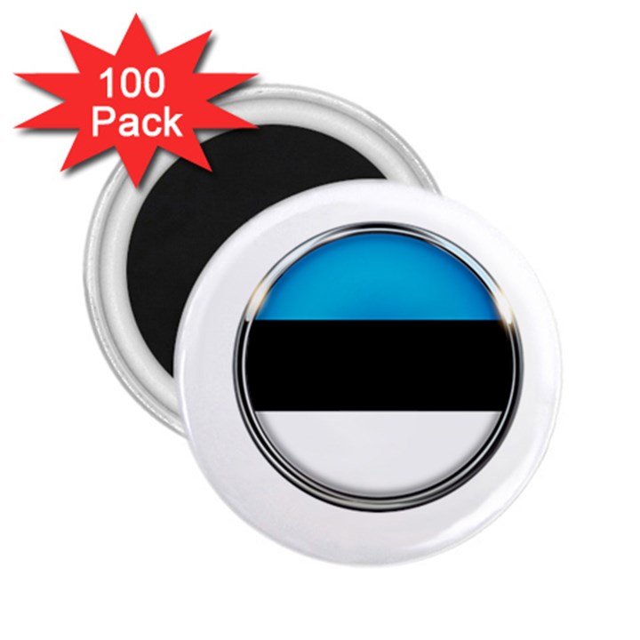 Estonia Country Flag Countries 2.25  Magnets (100 pack) 