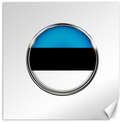 Estonia Country Flag Countries Canvas 16  x 16  