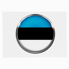 Estonia Country Flag Countries Large Glasses Cloth