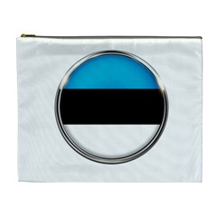 Estonia Country Flag Countries Cosmetic Bag (XL)