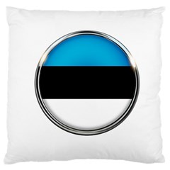 Estonia Country Flag Countries Large Cushion Case (Two Sides)