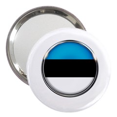 Estonia Country Flag Countries 3  Handbag Mirrors