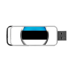 Estonia Country Flag Countries Portable USB Flash (One Side)