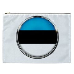 Estonia Country Flag Countries Cosmetic Bag (XXL) 