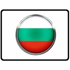 Bulgaria Country Nation Nationality Fleece Blanket (large)  by Nexatart