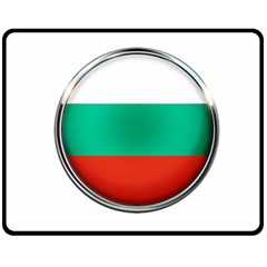 Bulgaria Country Nation Nationality Fleece Blanket (medium)  by Nexatart