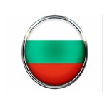 Bulgaria Country Nation Nationality Double Sided Flano Blanket (Large)  80 x60  Blanket Front