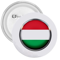 Hungary Flag Country Countries 3  Buttons