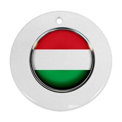 Hungary Flag Country Countries Ornament (Round)