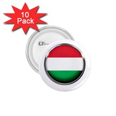 Hungary Flag Country Countries 1.75  Buttons (10 pack)