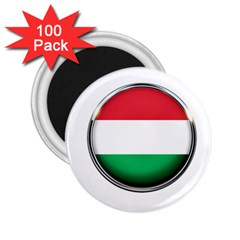 Hungary Flag Country Countries 2.25  Magnets (100 pack) 