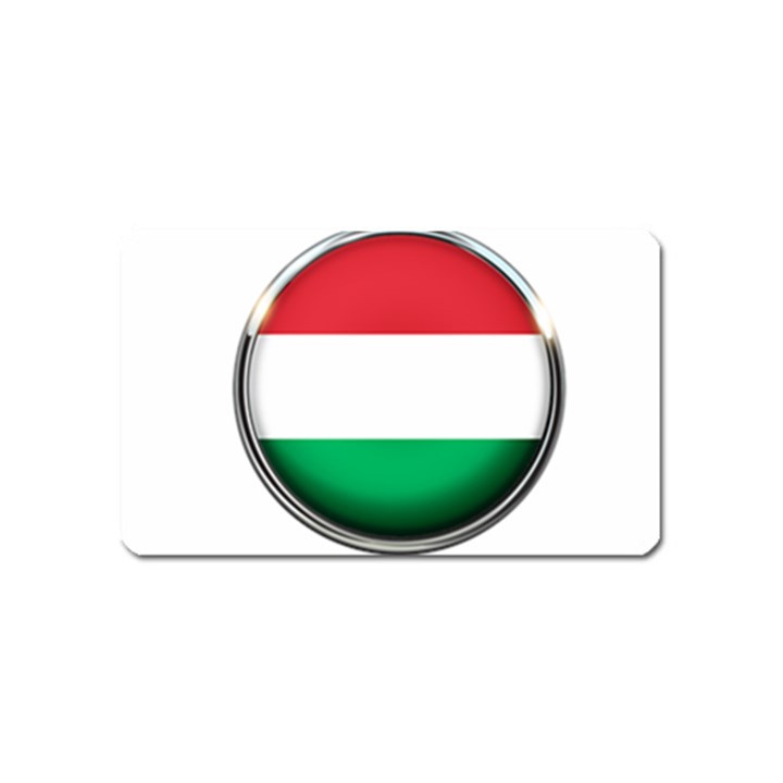 Hungary Flag Country Countries Magnet (Name Card)