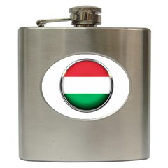 Hungary Flag Country Countries Hip Flask (6 oz)