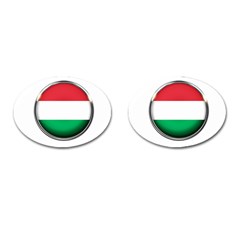 Hungary Flag Country Countries Cufflinks (Oval)