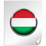 Hungary Flag Country Countries Canvas 8  x 10  8.15 x9.66  Canvas - 1