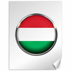 Hungary Flag Country Countries Canvas 12  x 16  