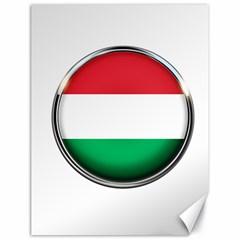 Hungary Flag Country Countries Canvas 18  x 24  