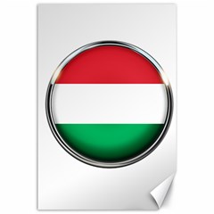 Hungary Flag Country Countries Canvas 24  x 36 