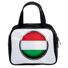 Hungary Flag Country Countries Classic Handbags (2 Sides)