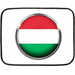 Hungary Flag Country Countries Double Sided Fleece Blanket (mini)  by Nexatart