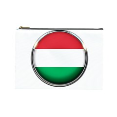 Hungary Flag Country Countries Cosmetic Bag (Large) 