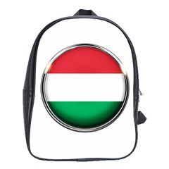 Hungary Flag Country Countries School Bag (Large)