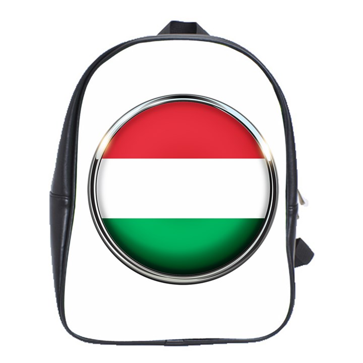 Hungary Flag Country Countries School Bag (Large)