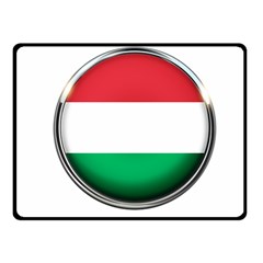 Hungary Flag Country Countries Fleece Blanket (Small)