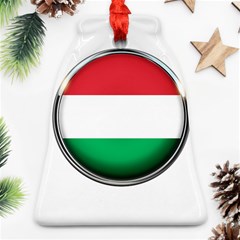 Hungary Flag Country Countries Bell Ornament (Two Sides)