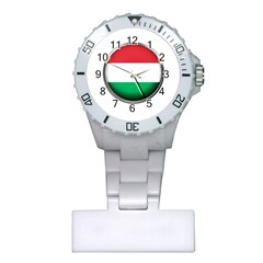 Hungary Flag Country Countries Plastic Nurses Watch by Nexatart