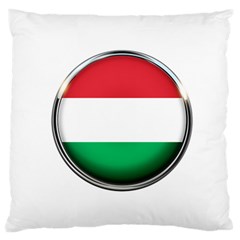 Hungary Flag Country Countries Large Flano Cushion Case (one Side) by Nexatart