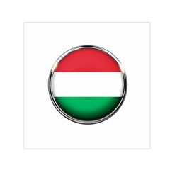 Hungary Flag Country Countries Small Satin Scarf (Square)