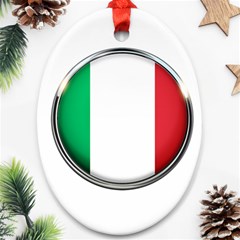 Italy Country Nation Flag Ornament (oval) by Nexatart